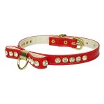 Clear Crystal Bow Dog Collar - Image 7