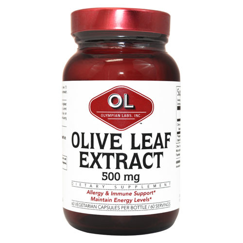 ECW1214337__02072.1454661562.1280.1280 Olympian Labs Olive Leaf Extract 500 mg (60 Capsules) - Image 1