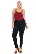 M.Michel Women's Jeans · Plus Size · High Waist · Push Up · Style QK001-1