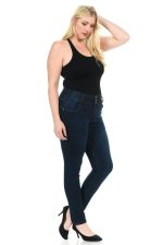 Pasion Women's Jeans · Plus Size · High Waist · Push Up · Style N364 - Image 2