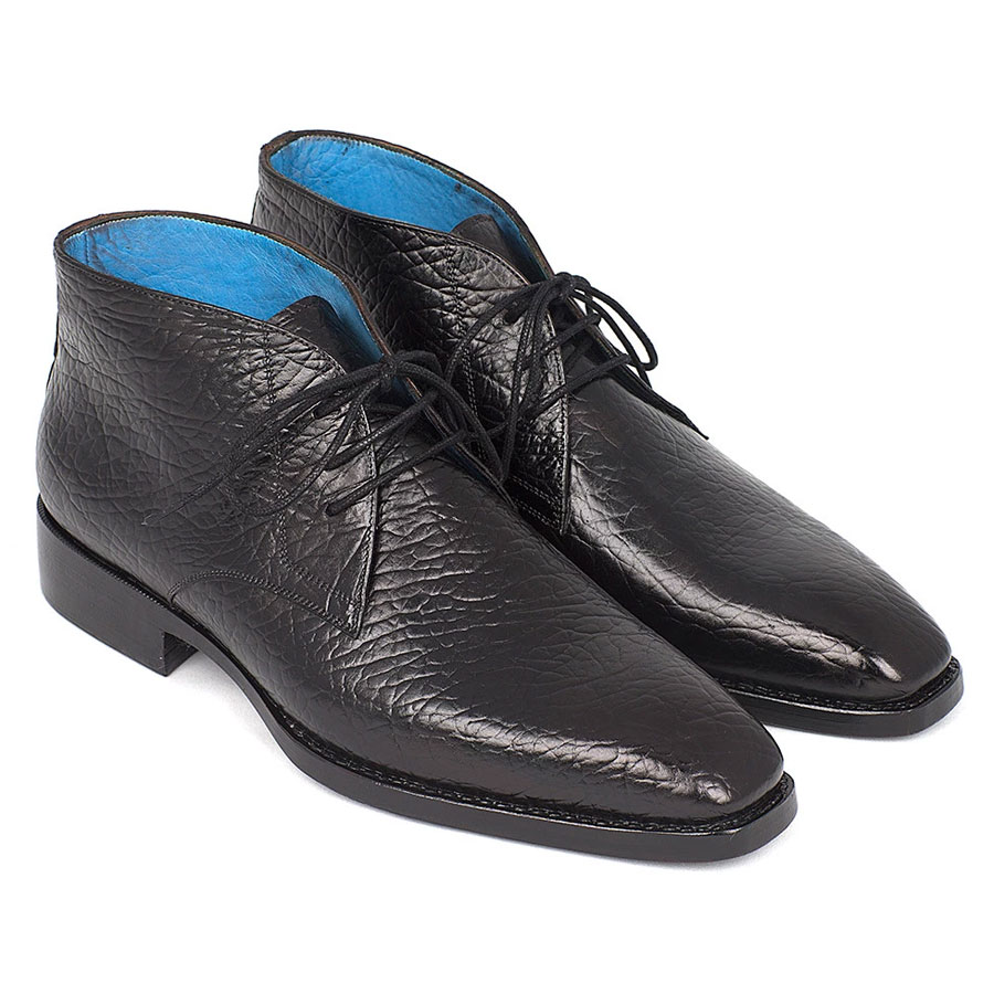 Paul-Parkman Paul Parkman Men's Chukka Boots Black (ID#FG55-BLK) - Image 1