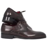 Paul Parkman Men's Brown Medallion Toe Derby Shoes (ID#6584-BRW) - Image 6