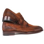 Paul Parkman Brown Antique Suede Goodyear Welted Loafers (ID#36AQ17) - Image 4