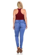 Sweet Look Premium Edition Women's Jeans · Plus Size · High Waist · Push Up · Style A282 - Image 3
