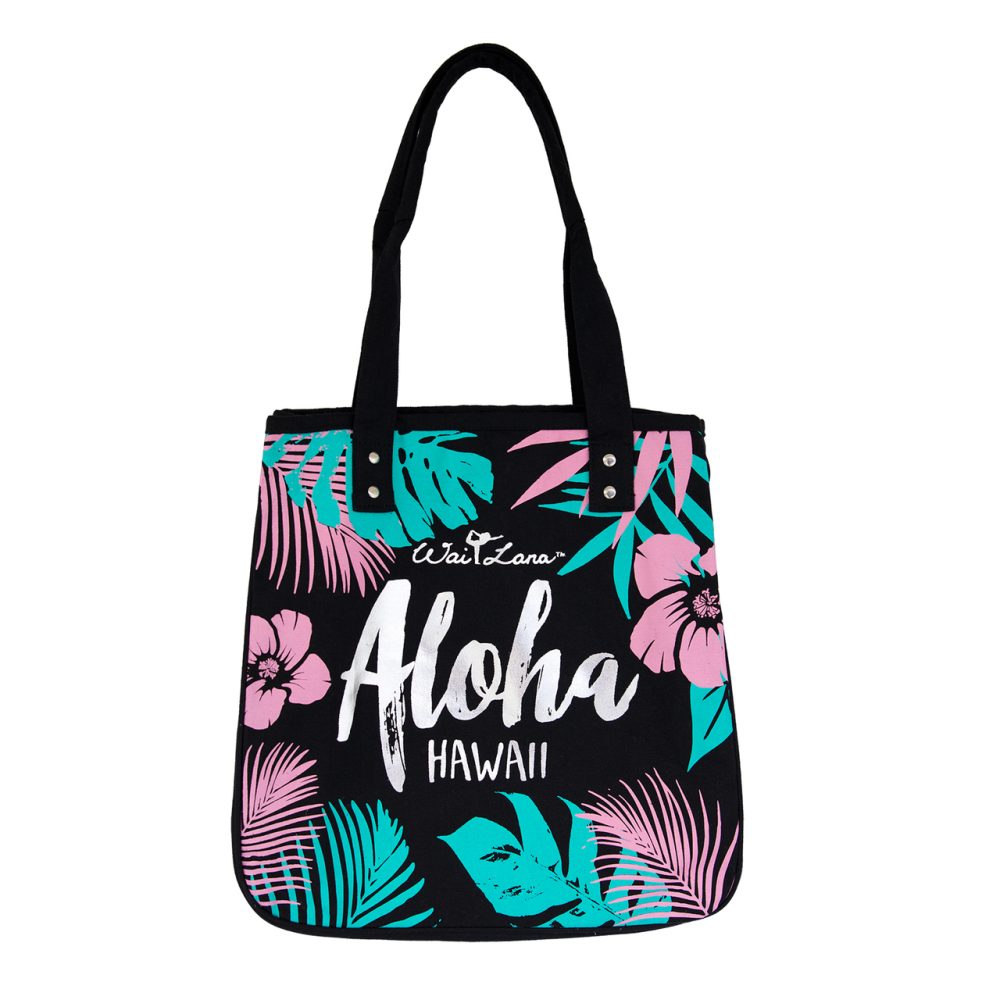Organic Cotton Tropical Aloha Bag