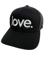LOVE. EMBROIDERED TRUCKER HAT - Image 2