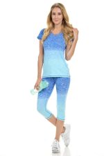 Diamante Women's Power Flex Yoga Pant Legging Sportswear · Style C004C - Image 4