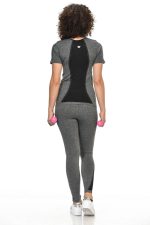 Diamante Women's Power Flex Yoga Pant Legging Sportswear · Style C163 - Image 5
