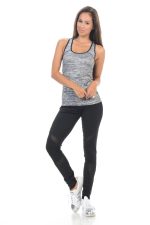 Diamante Women's Power Flex Yoga Pant Legging Sportswear · Style C013B