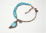 Handmade Turquoise Wire Wrapped Necklace - Image 6
