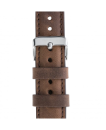 Leather Apple Watch Strap, Antic Brown - Image 4
