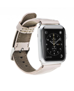 Leather Apple Watch Strap, Nude Pink