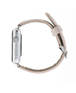 Leather Apple Watch Strap, Nude Pink - Image 3