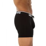 6 inch Viscose(Bamboo)-Spandex Work Boxer Briefs REG Support (Gen 4) Underwear for Men - Image 3
