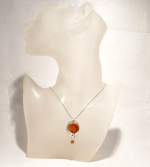 Handmade Wire Wrapped Goldstone Boho Necklace - Image 2