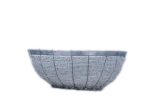 Handmade Glass Bead Galvanized Stainless Steel Fruit Bowl