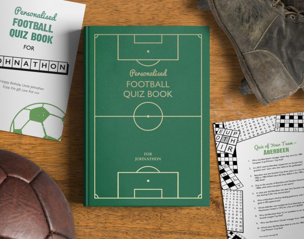 Football_Puzzle_book_cover_lifestyle-600x472 Personalized Soccer Quiz Book - Image 1