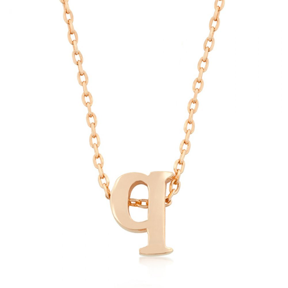 J4842__26649.1457389828.1280.128 ROSE GOLD INTIIAL Q PENDANT - Image 1