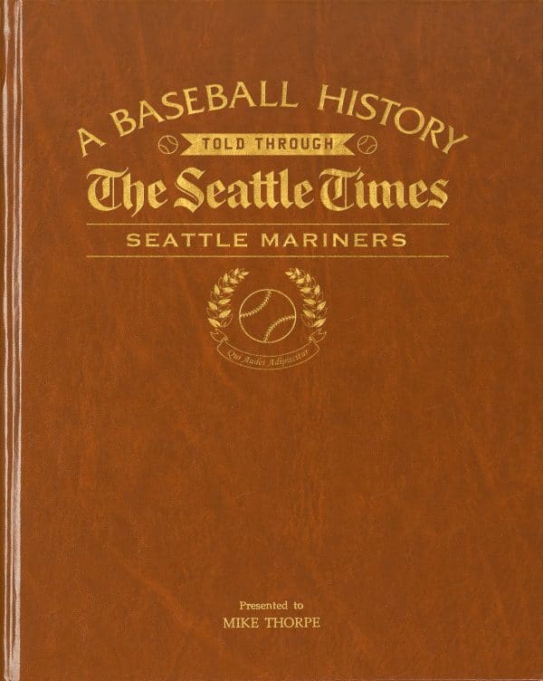 Baseball-SEATTLE_TIMES-Seattle_Mariners-600x752 Seattle Mariners Newspaper Book - Image 1