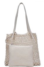 Handbag 2-in-1 Modern Chic Woven Tote