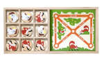 Game Set Fox VS Chickens Tic-Tac-Toe and Farm Chase