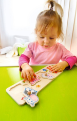 HABA USA Baby Farm Animals Clutching Puzzle - Image 2