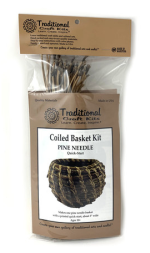 Traditional Crafts Coiled Pine Needle Quick Start Basket Kit - Image 6