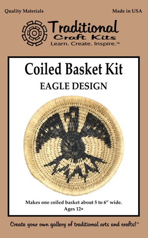 Screenshot 2020-10-14 at 3.54.51 PM Traditional Crafts Coiled Eagle Basket Design Kit - Image 1