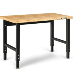 Bamboo Workbench 48" Adjustable Steel Frame