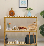 Bamboo Storage 3-Tier Adjustable Rack Stand - Image 6