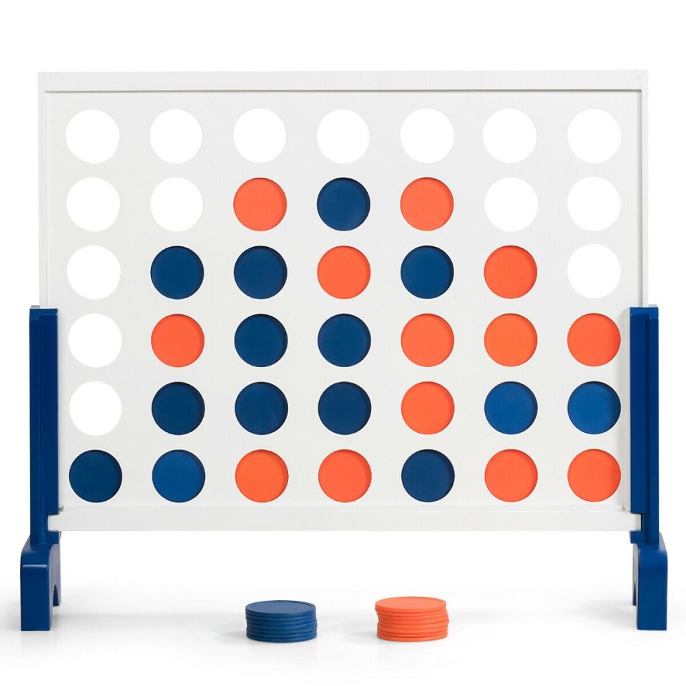 Giant Wooden Four Connect Game Set - Image 1