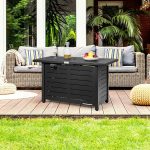 Fire Pit Table 42" 60,000 Btu Rectangular Propane Gas - Image 6