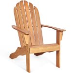 Adirondack Patio Chair Outdoor Solid Wood Durable