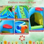Inflatable Bounce House Crocodile Water Slide Climbing Wall - Image 4