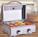 Portable BBQ Grill 2-Burner Stainless Steel - Image 8