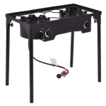 BBQ Grill Double Burner Outdoor Stove 150000 BTU