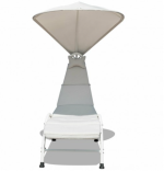 Patio Hanging Swing Chaise Lounge Chair - Image 11