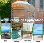 Patio Hanging Swing Chaise Lounge Chair - Image 7