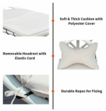 Patio Hanging Swing Chaise Lounge Chair - Image 5