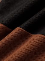 Mens T-Shirt Color Block Patchwork Crew Neck Short Sleeve - Image 5