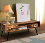 Coffee Table Retro Mid-Century Modern Living Room Table - Image 2