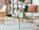 Coffee Table Clear Tempered Class Rounded Edge - Image 2