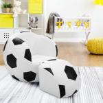 Kids Sofa Couch Soccer Ball With Ottoman - Image 3