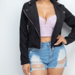 Moto Jacket Black Corduroy