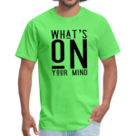 Short-Sleeved T-Shirt Kiwi Solid Color Graphic Tee