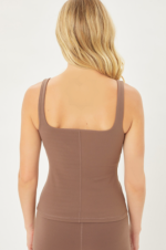 Tank Top Brown Seamless Camisole Activewear - Image 4
