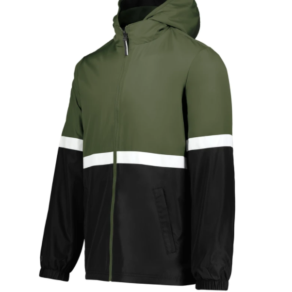 Screenshot 2021-11-07 1.07.31 AM Jacket Holloway Olive & Black Hooded Zip-Up Turnabout Reversible - Image 1