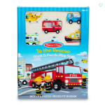 Children's Interactive Book & Puzzle To The Rescue By Melissa & Doug
