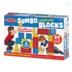 Block Set Jumbo Cardboard Blocks 24-piece Set By Melissa & Doug