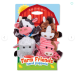 Puppet Set Farm Friends Hand Puppets By Melissa & Doug